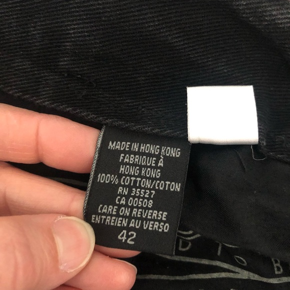 Marithe Francois Girbaud Black Denim Jean Shorts - Picture 11 of 15